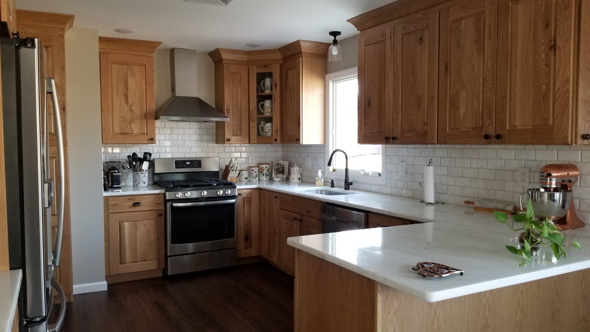 Finished kitchen